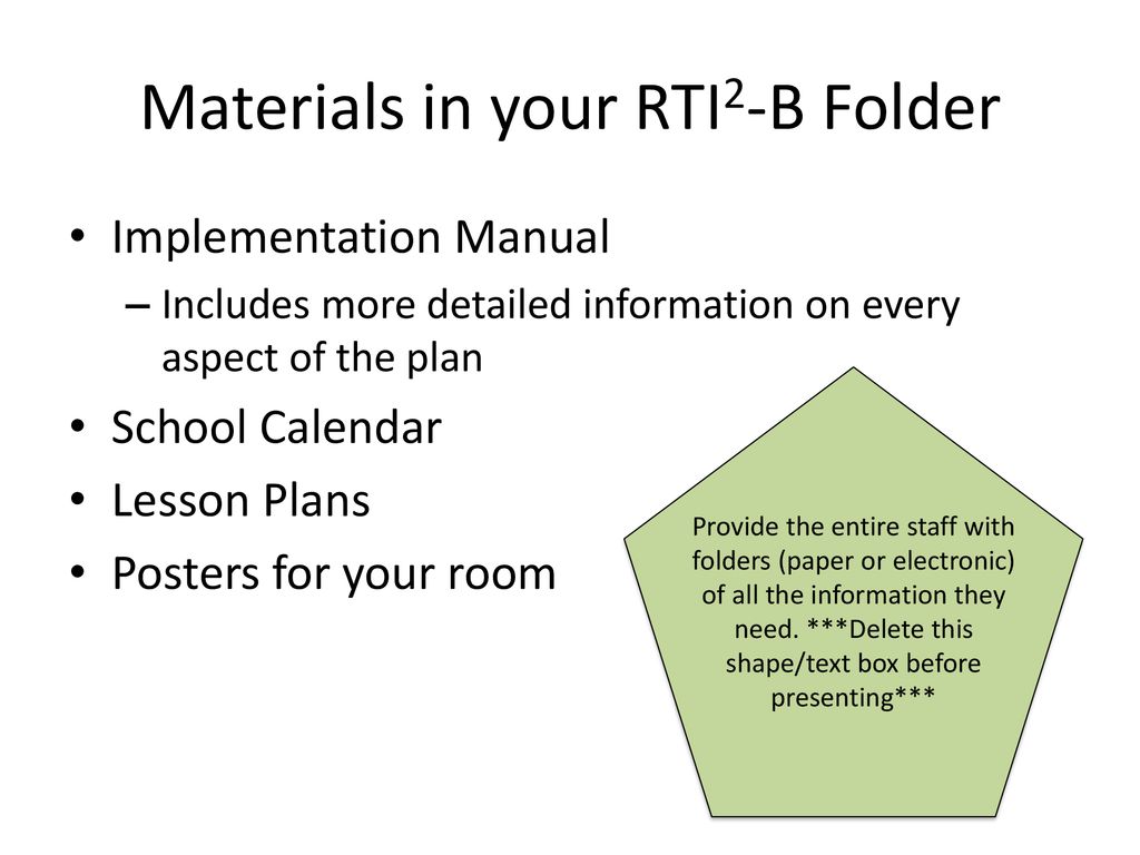 RTI2-B At Bramble School - Ppt Download