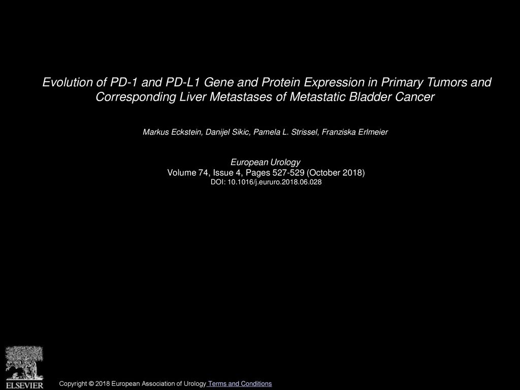 Evolution of PD-1 and PD-L1 Gene and Protein Expression in Primary Tumors and Corresponding Liver Metastases of Metastatic Bladder Cancer