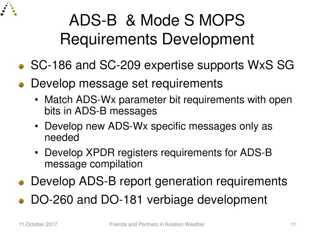 Aircraft-based Observations (ABO) Standard Setting Efforts and Status ...