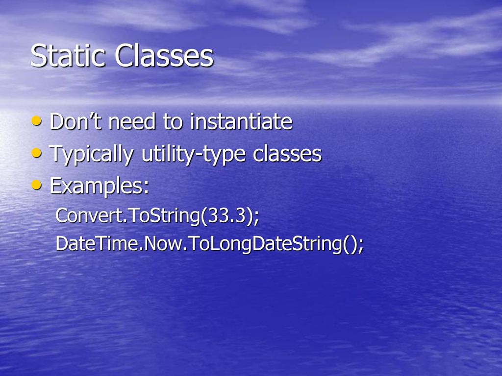 C object oriented programming concepts ppt download