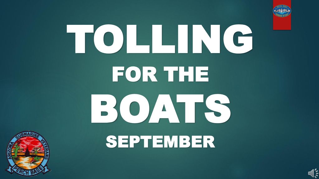 TOLLING FOR THE BOATS SEPTEMBER