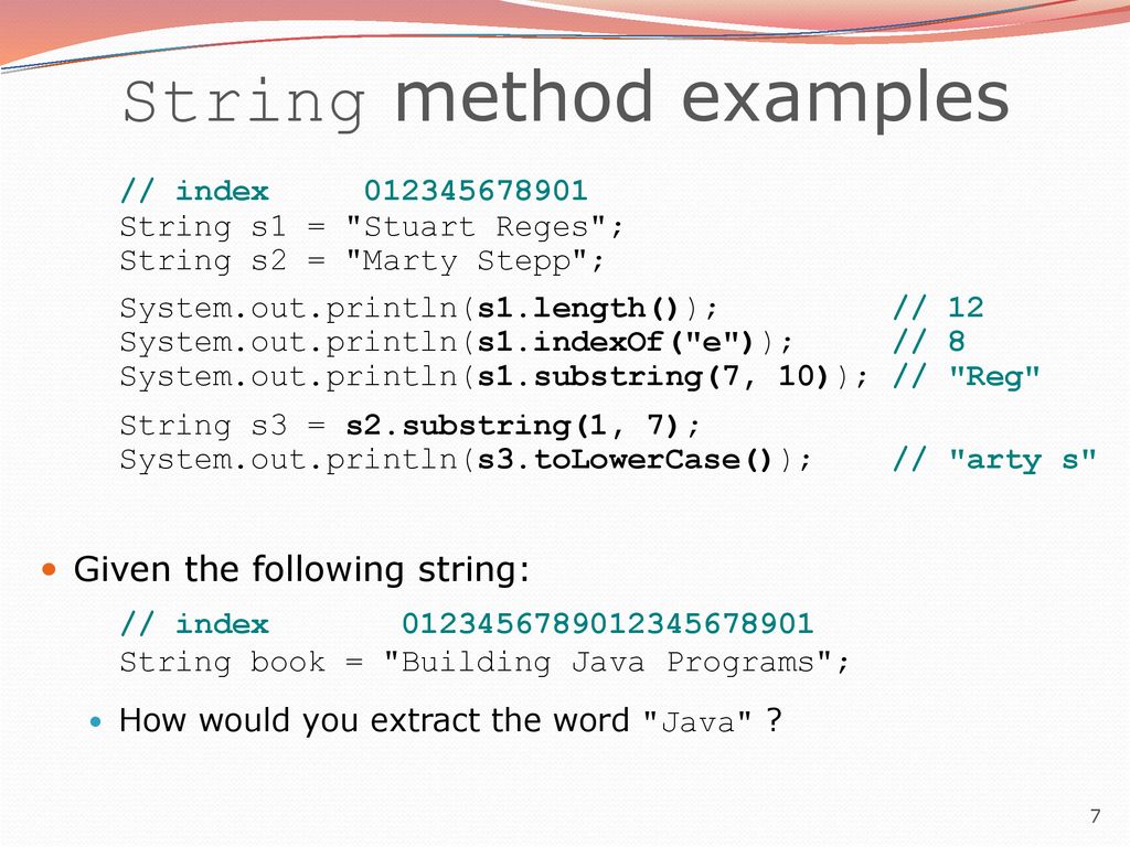 Building Java Programs - ppt download