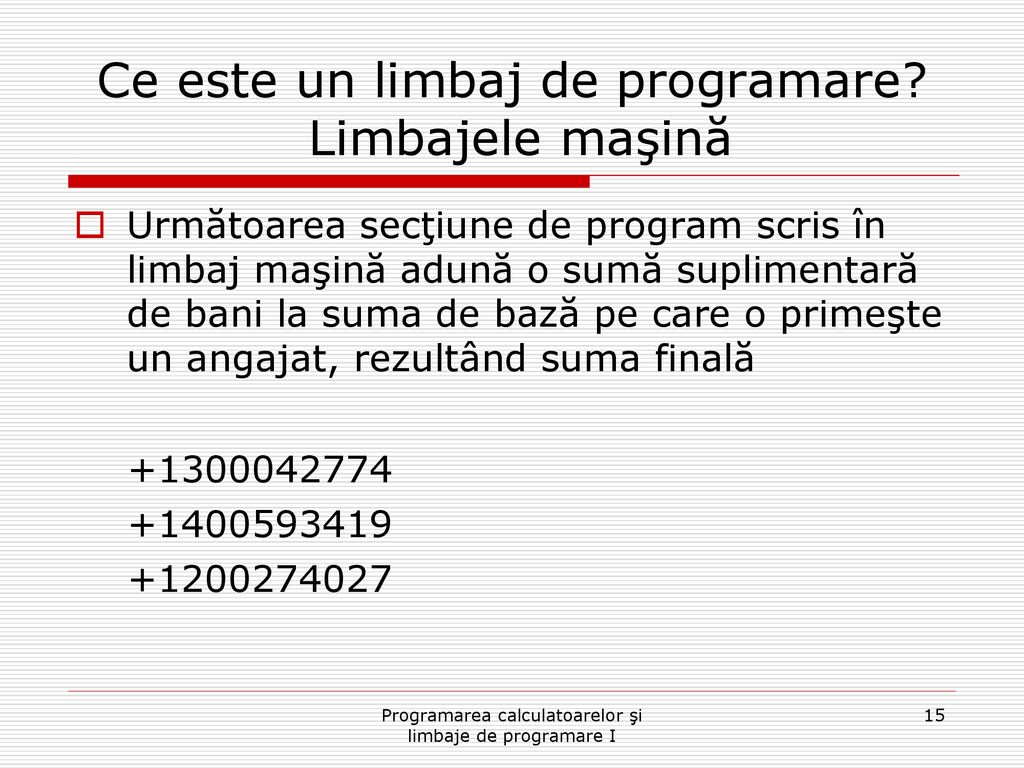 Ce Este Un Limbaj De Programare