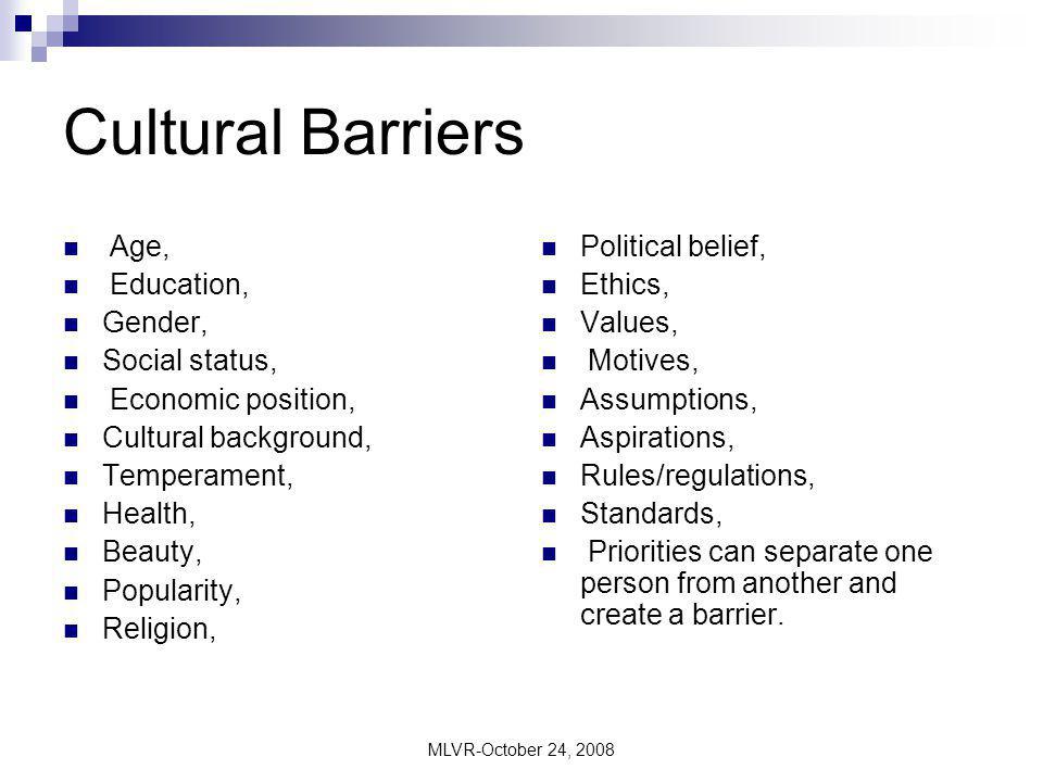 examples of barriers to effective communication