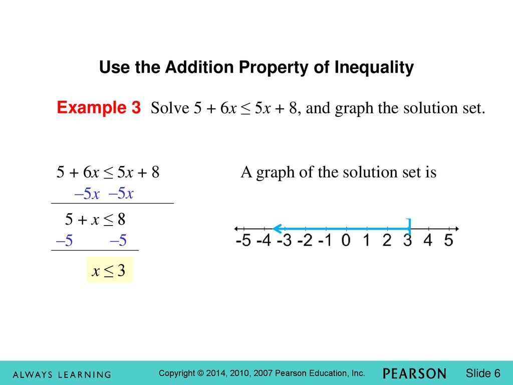 Properties of inequality