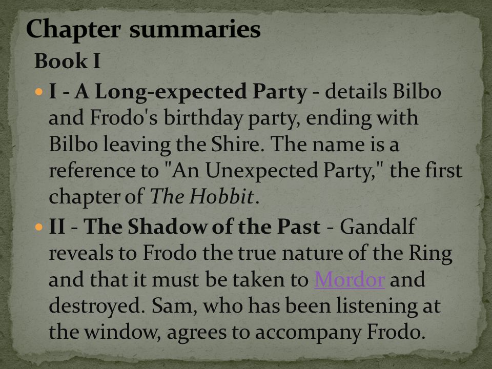 Summary for “The Fellowship of the Ring” by J.R.R. Tolkien | by QSUM | Jan,  2024 | Medium
