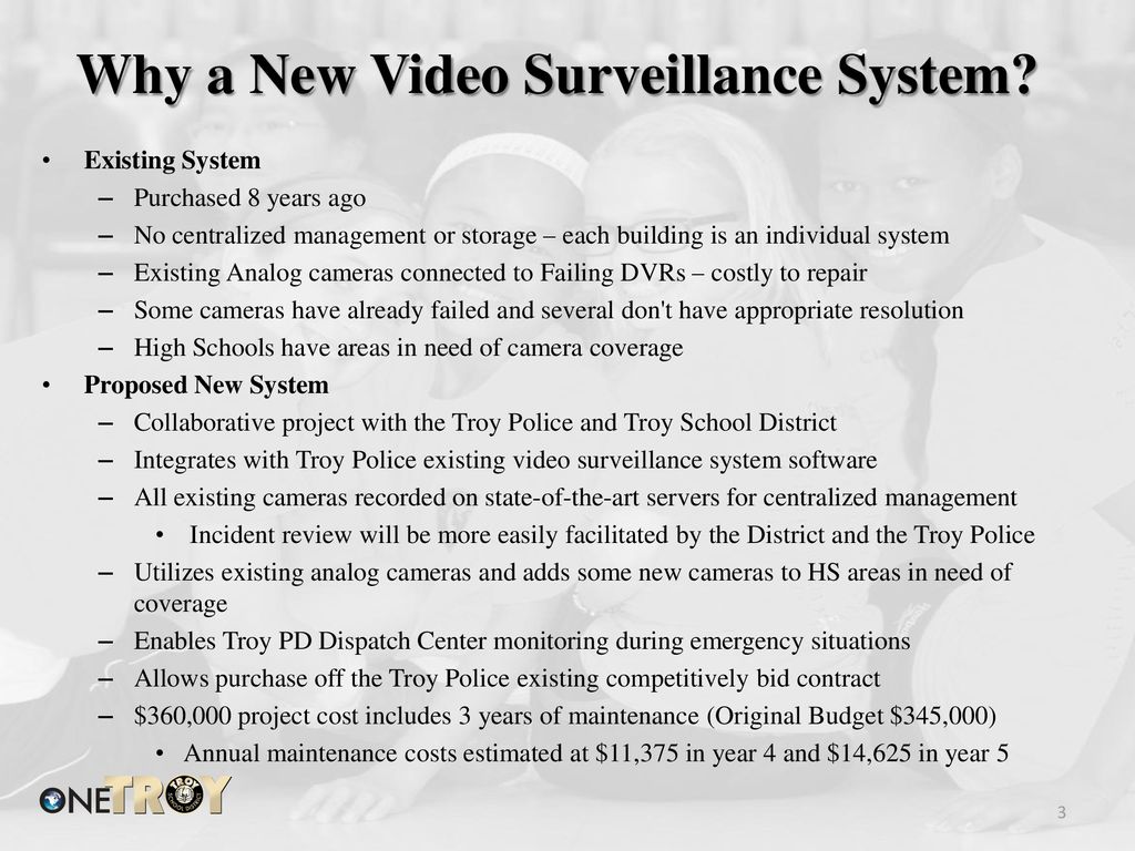 Why a New Video Surveillance System