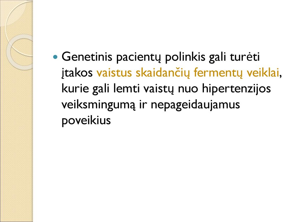 genetiniai hipertenzijos žymenys)