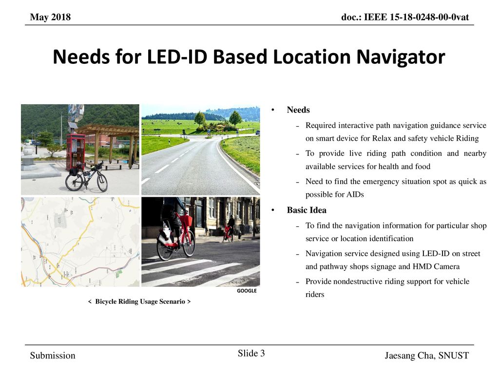 Needs for LED-ID Based Location Navigator