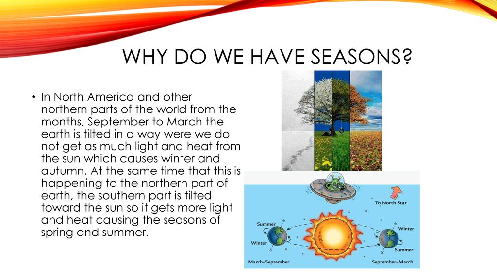 Why Do We Have Seasons?