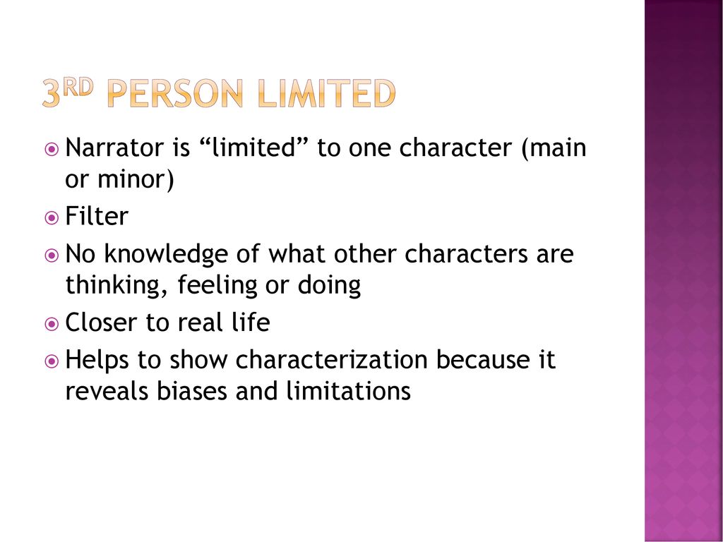 Point of View Chapter ppt download