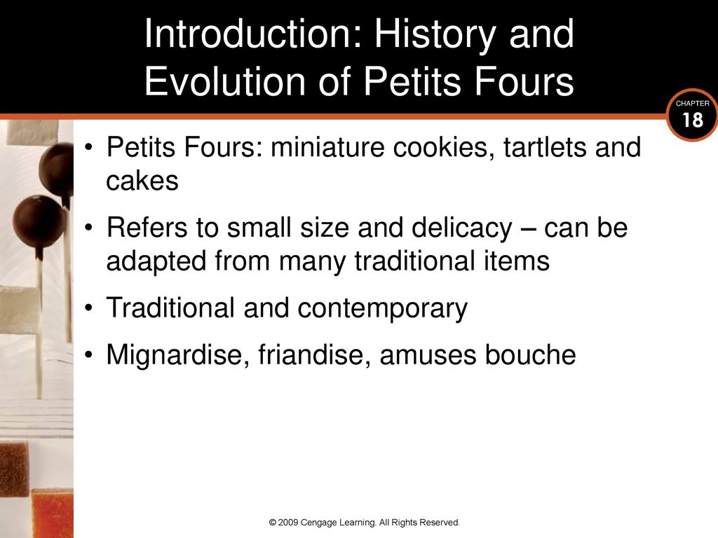 Introduction: History and Evolution of Petits Fours