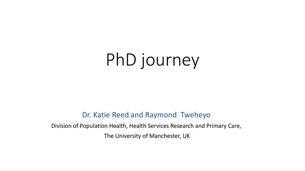 PhD journey Dr. Katie Reed and Raymond Tweheyo
