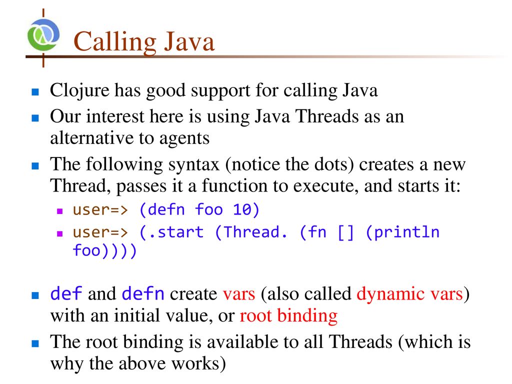 Clojure 6 Concurrency 20-Nov ppt download