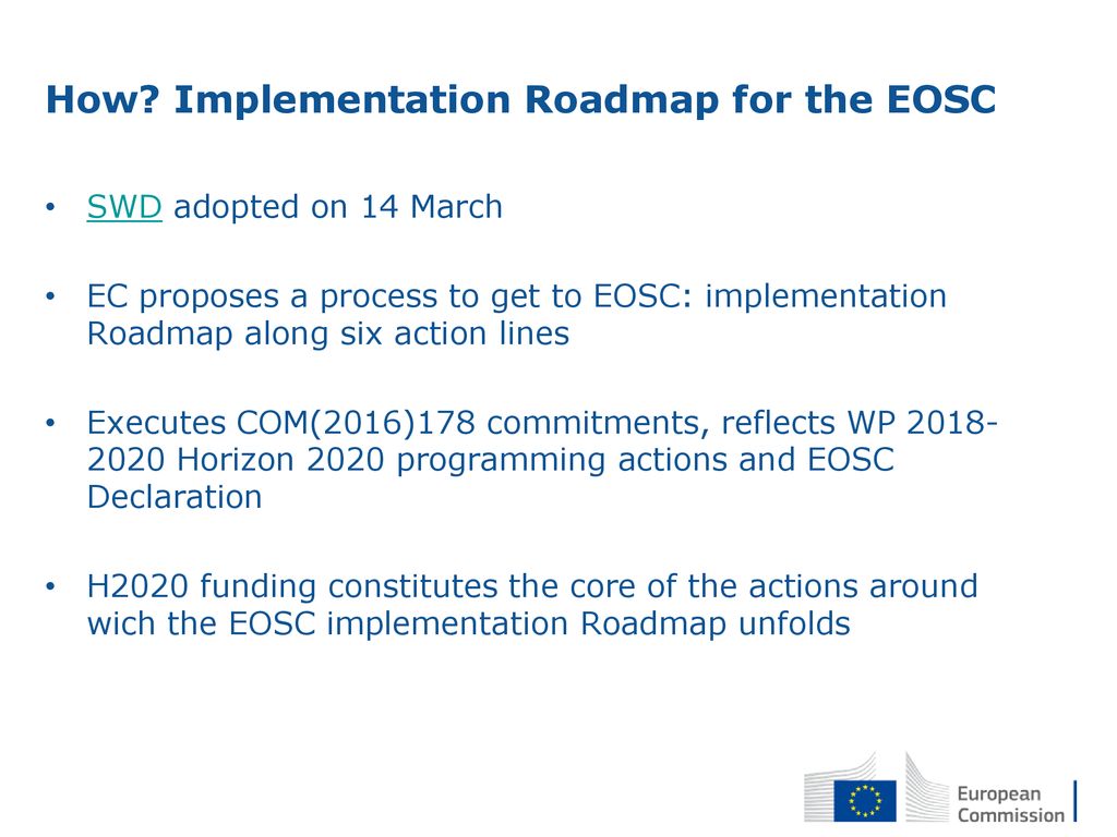 EOSC & e-Science: enabling the digital transformation of Science - ppt ...