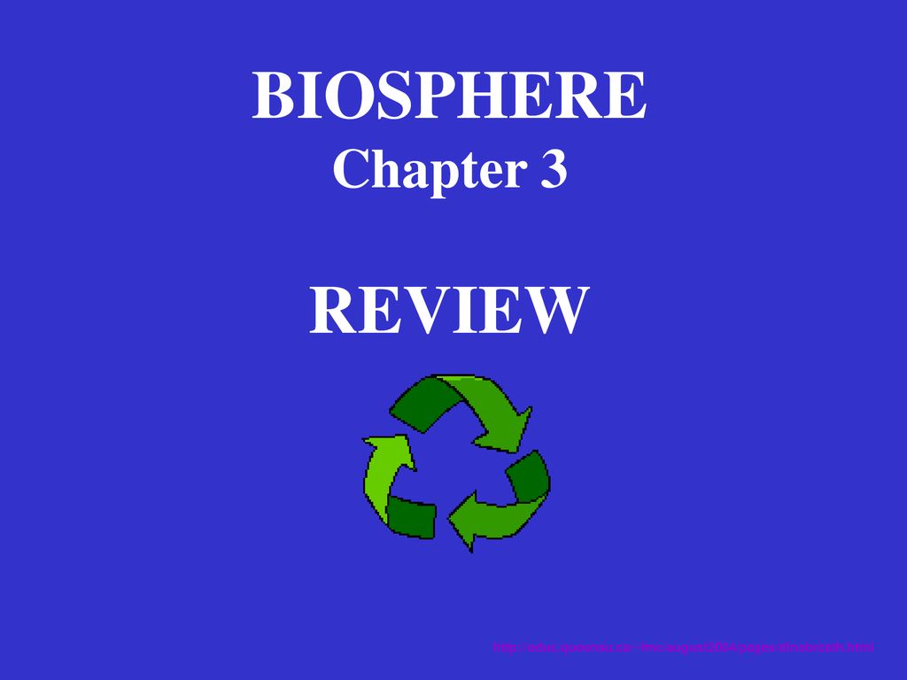 BIOSPHERE Chapter 3 REVIEW - ppt download