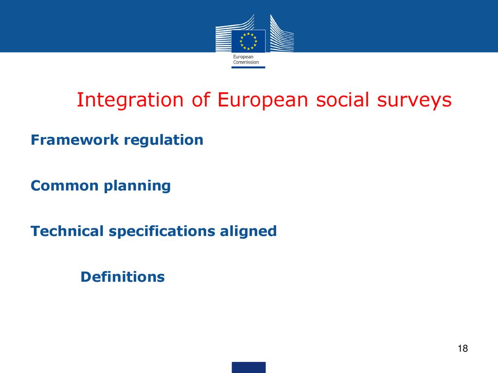 Integration of European social surveys