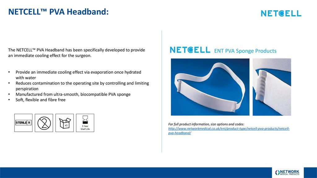 NETCELL™ PVA Headband: