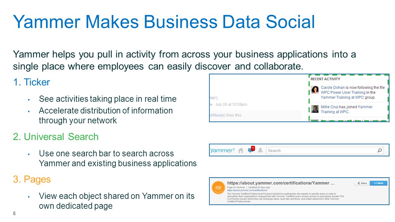 Yammer Makes Business Data Social