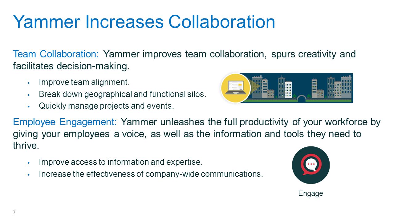 Yammer Increases Collaboration