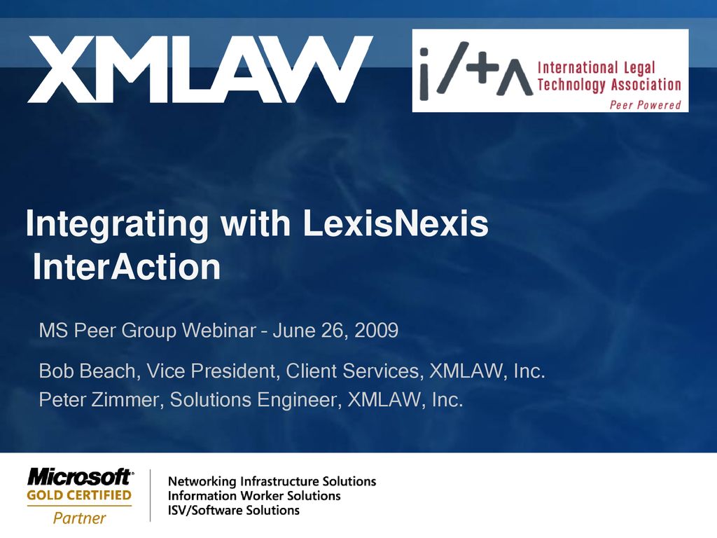 Integrating with LexisNexis InterAction