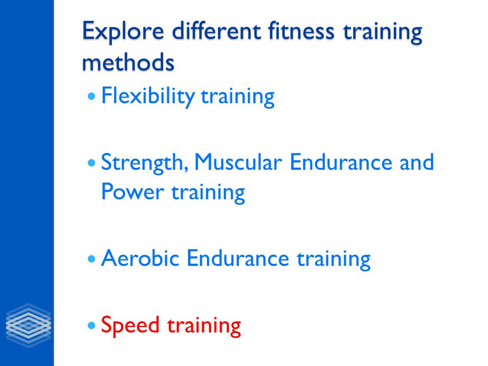 Explore different fitness training methods