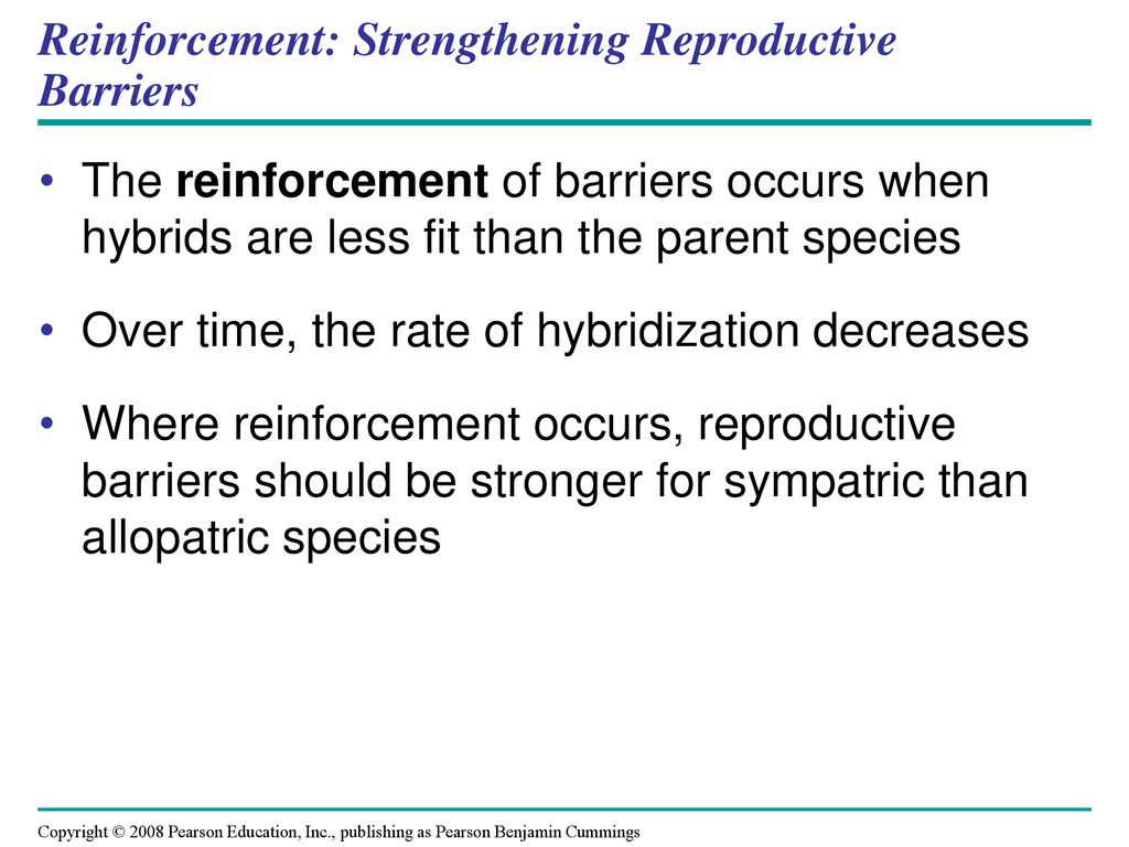 Reinforcement: Strengthening Reproductive Barriers
