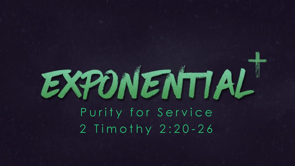 Presentation on theme: "Purity for Service 2 Timothy 2:20-26."