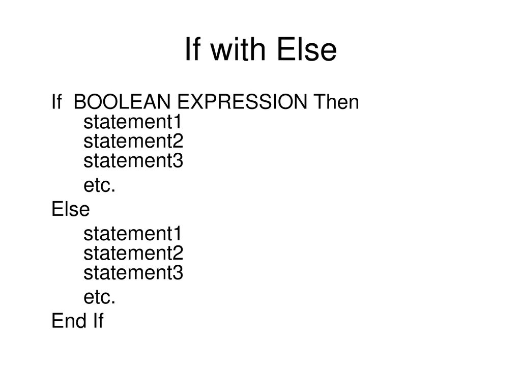Boolean Expressions and If statements - ppt download