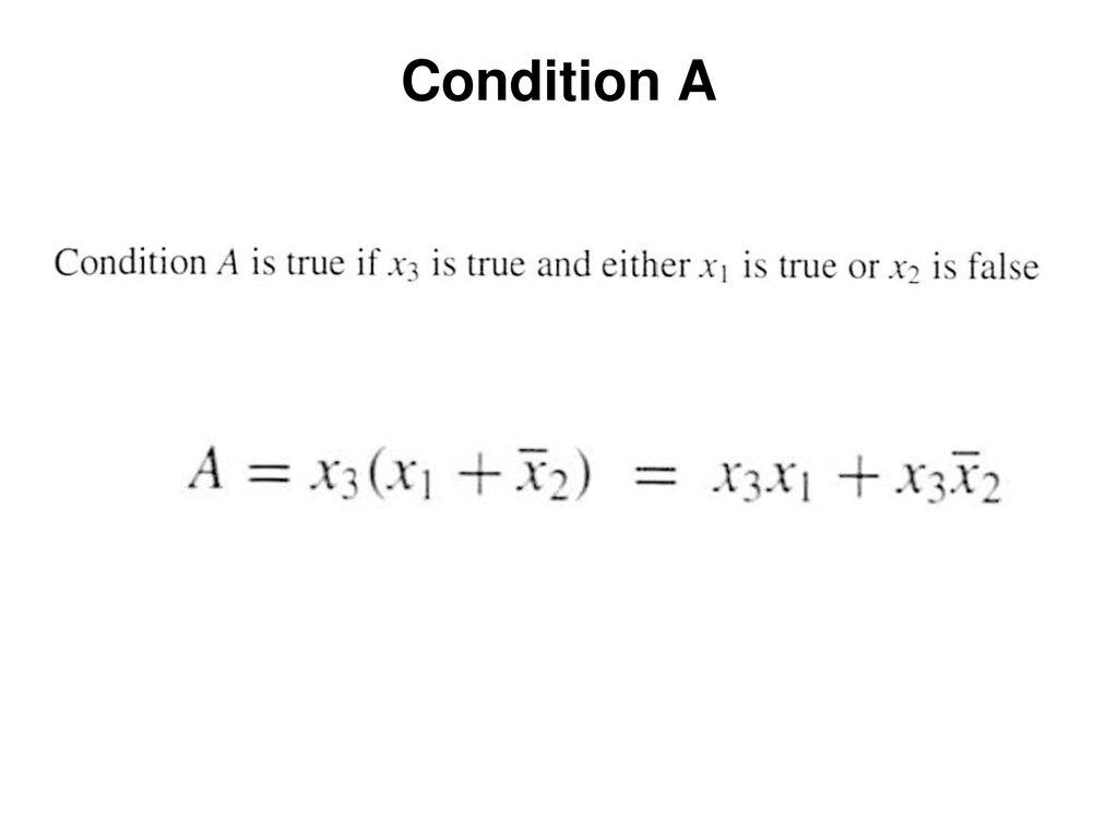 Condition A