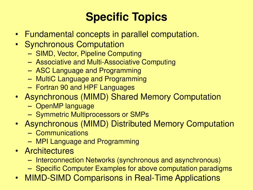 Parallel and Distributed Computing Overview - ppt download