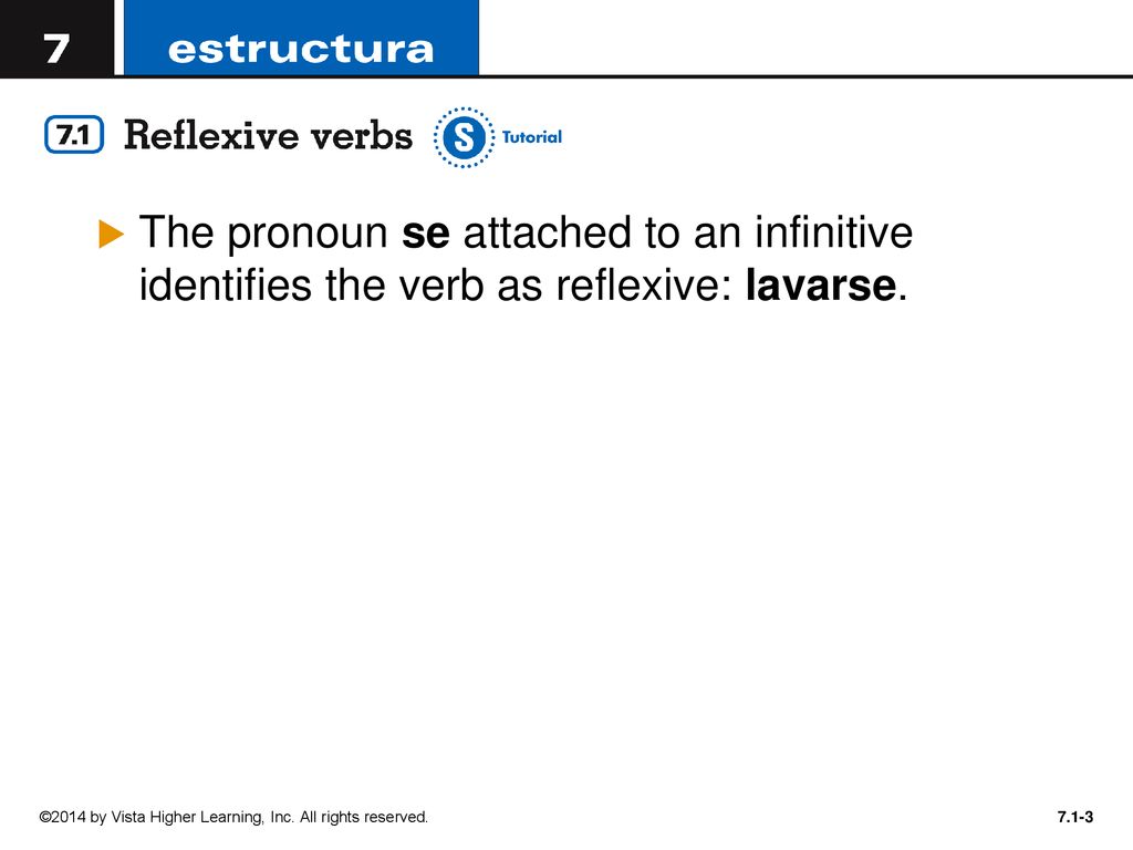 The pronoun se attached to an infinitive identifies the verb as reflexive: lavarse.