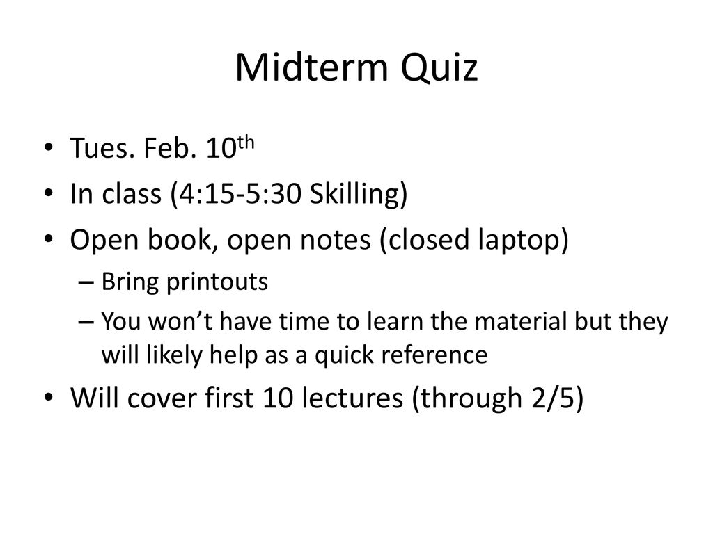 CS140 – Operating Systems Midterm Review - ppt download