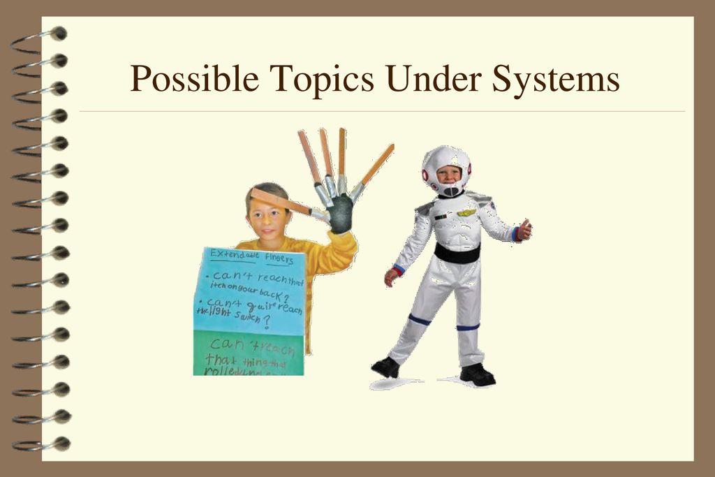 Possible Topics Under Systems