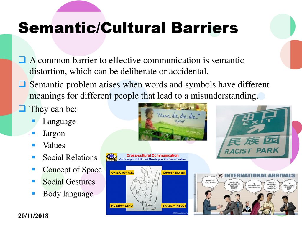 semantic barriers to communication