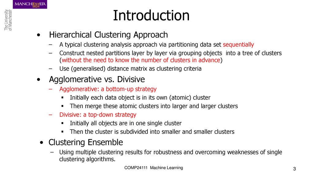 Hierarchical and Ensemble Clustering - ppt download