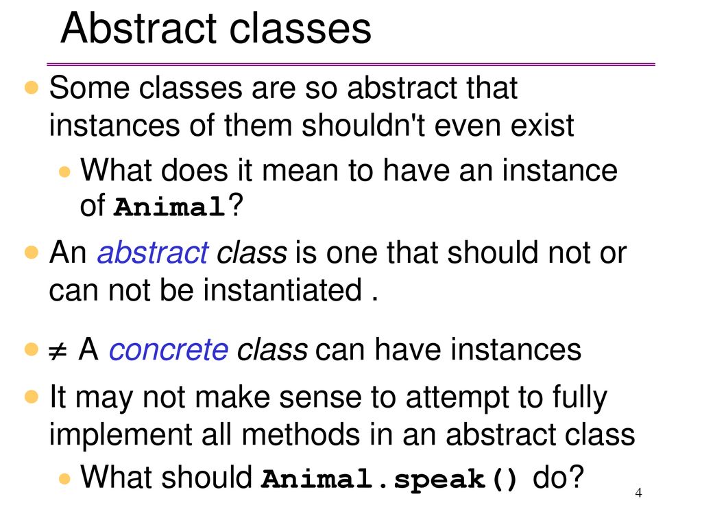 Abstract Classes And Interfaces Ppt Download