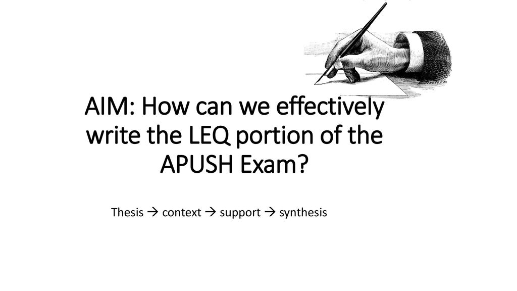 APUSH EXAM Friday May 5th, ppt download