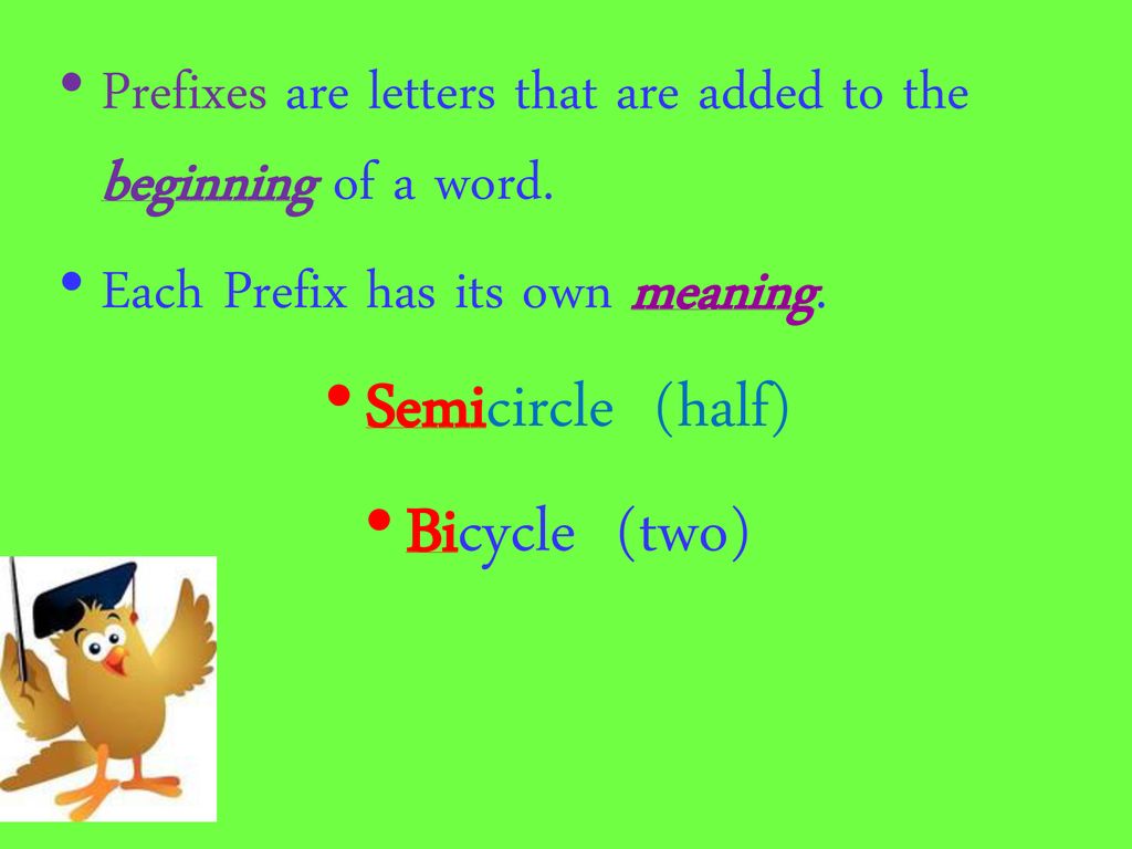 EQ: What is the difference between a prefix, suffix, and root word? - ppt  download