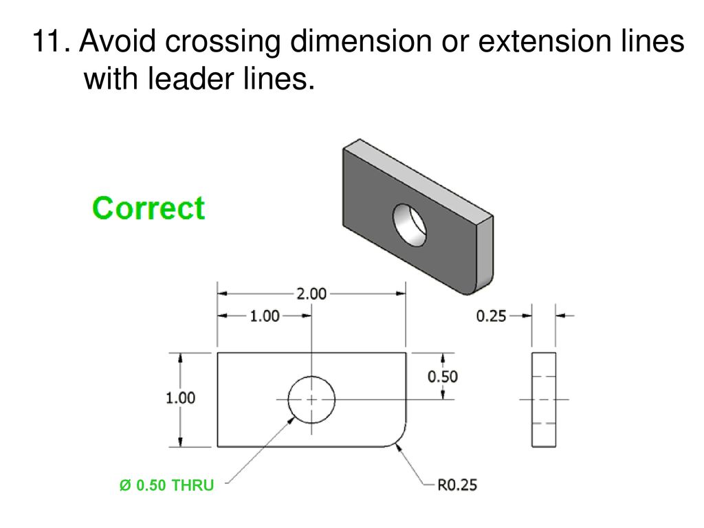 Dimension Guidelines Introduction to Engineering Design - ppt download