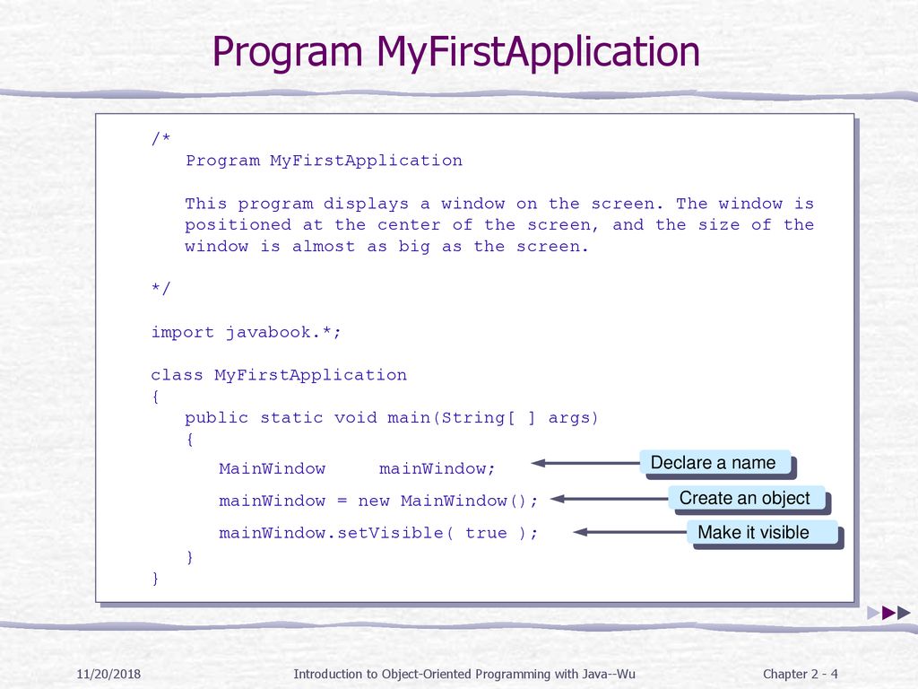 Chapter 2 Java Programming Basics - ppt download