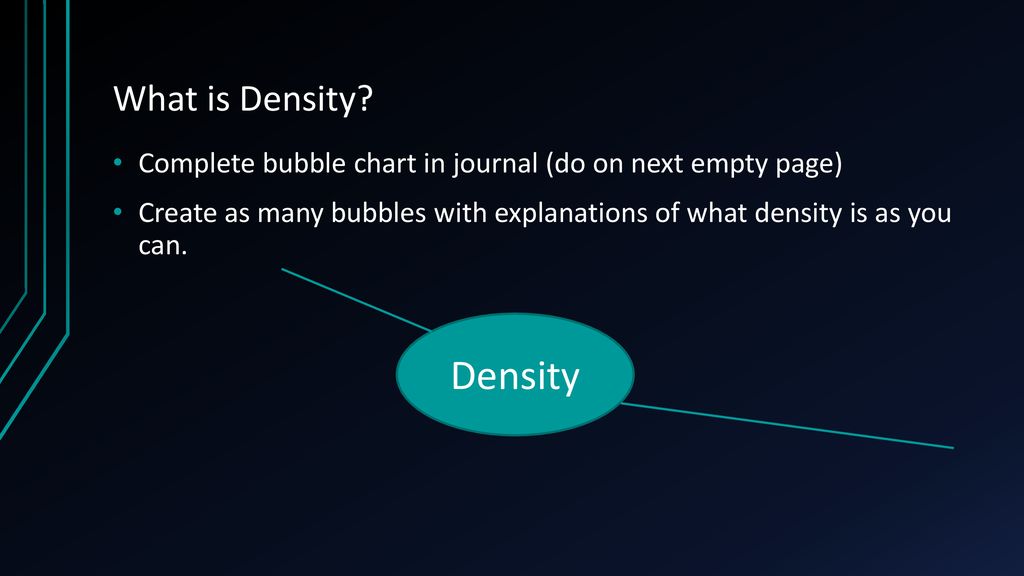 What Is Density Chart