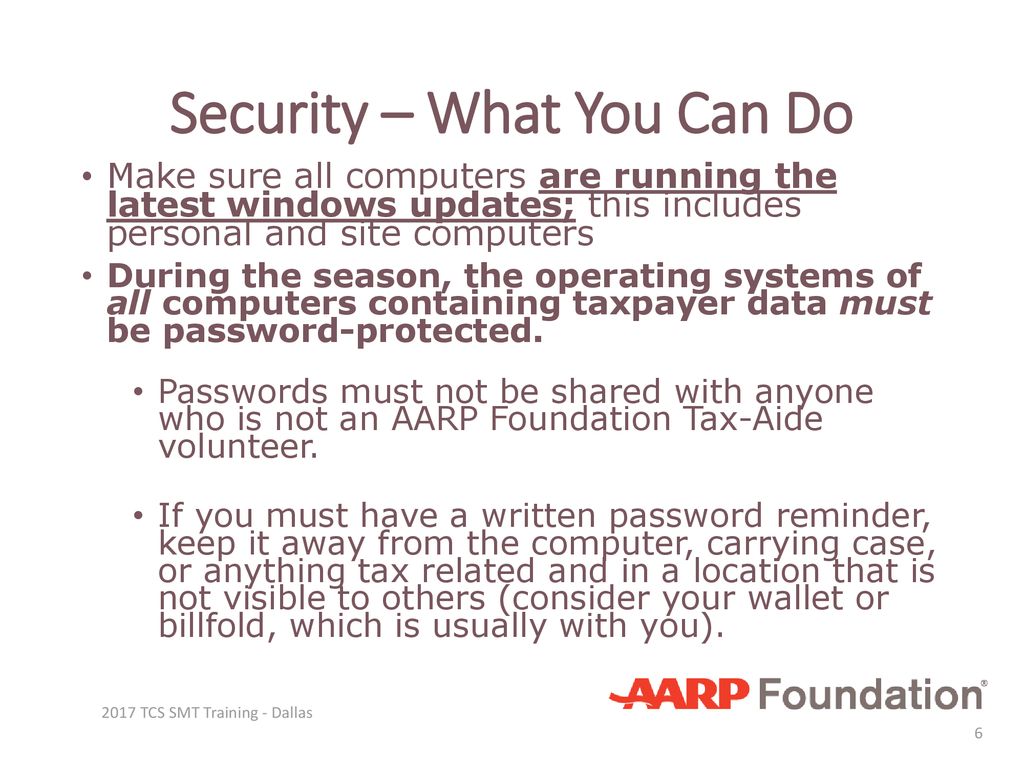 Security – What You Can Do