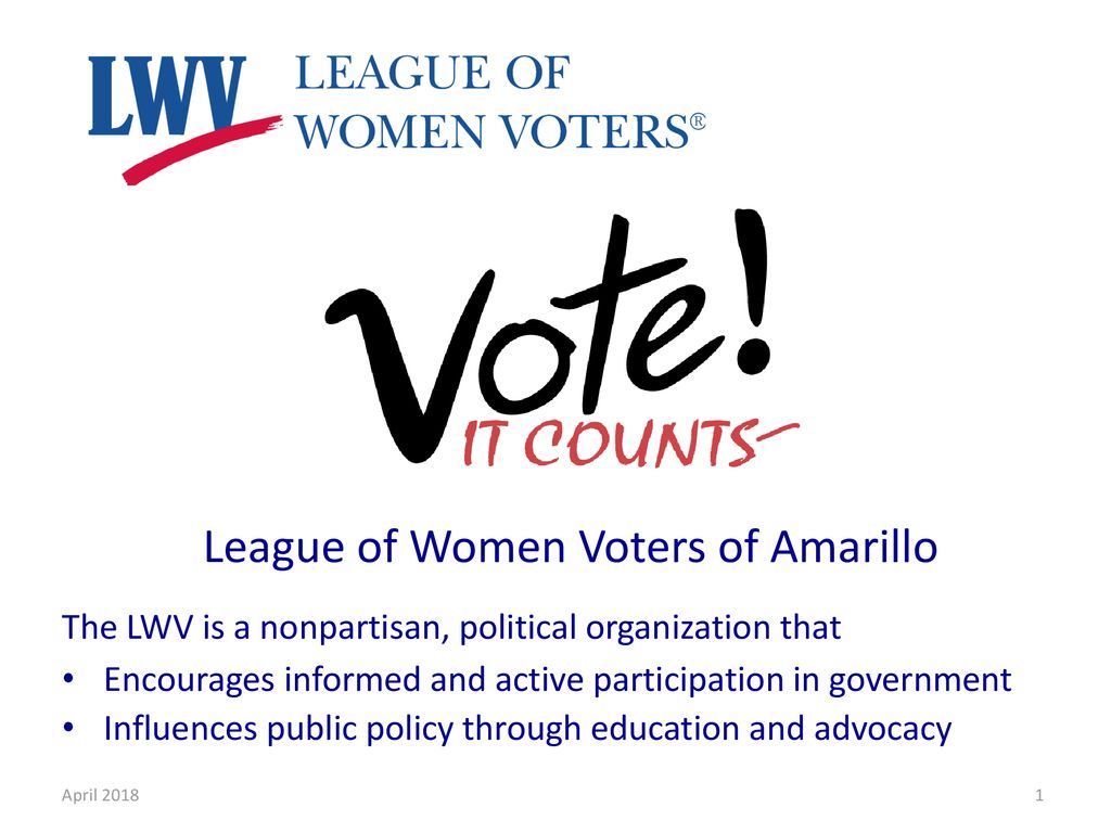 League of Women Voters of Amarillo - ppt download