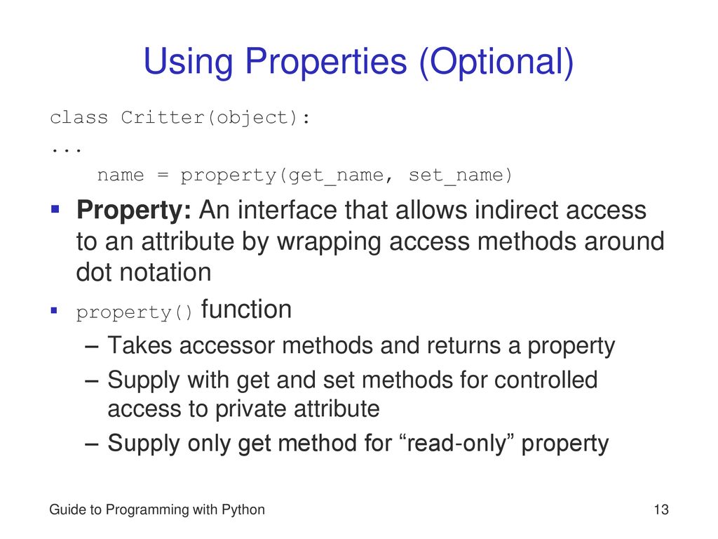 Guide to Programming with Python - ppt download
