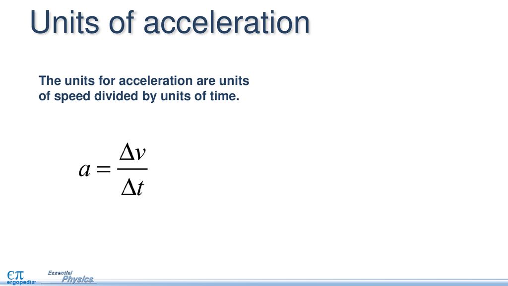 Acceleration This lesson defines acceleration, its signs and its units, and  provides conceptual, graphical, and quantitative examples. Students use an.  - ppt download