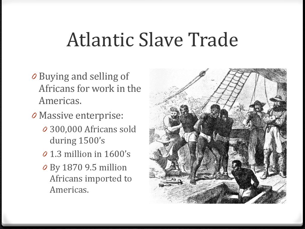 The Atlantic Slave Trade Ppt Download