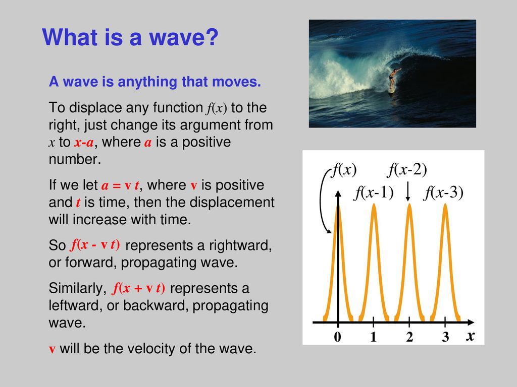 Waves The Wave Equation And Phase Velocity Ppt Download