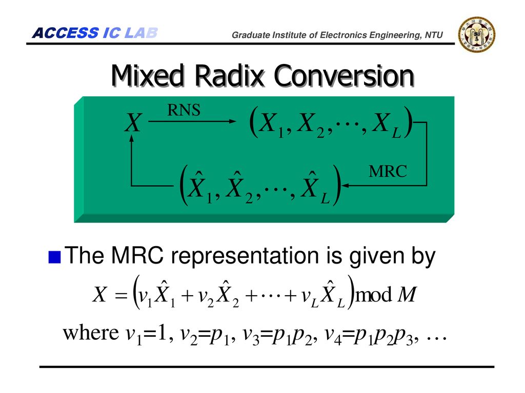 Mixed Radix Conversion