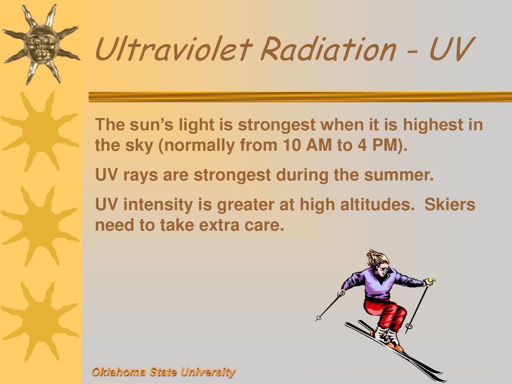 Protecting Yourself from UV Radiation - ppt download